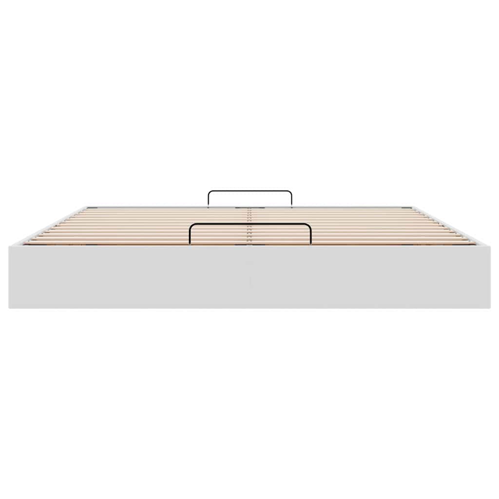 Struttura Letto Pouf senza Materasso 200x200 cm Similpelle | homemem39