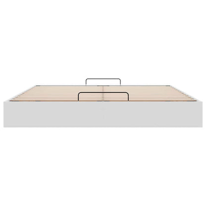 Struttura Letto Pouf senza Materasso 200x200 cm Similpelle | homemem39
