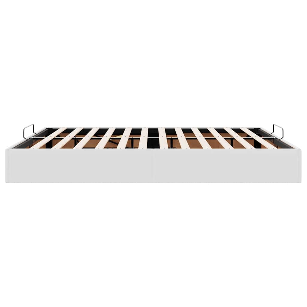Struttura Letto Pouf senza Materasso 200x200 cm Similpelle | homemem39