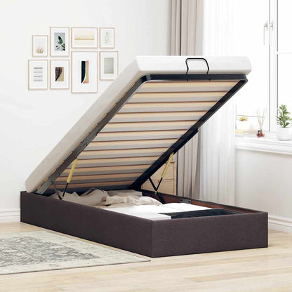 Struttura Letto Pouf senza Materasso 80x200 cm in Tessuto