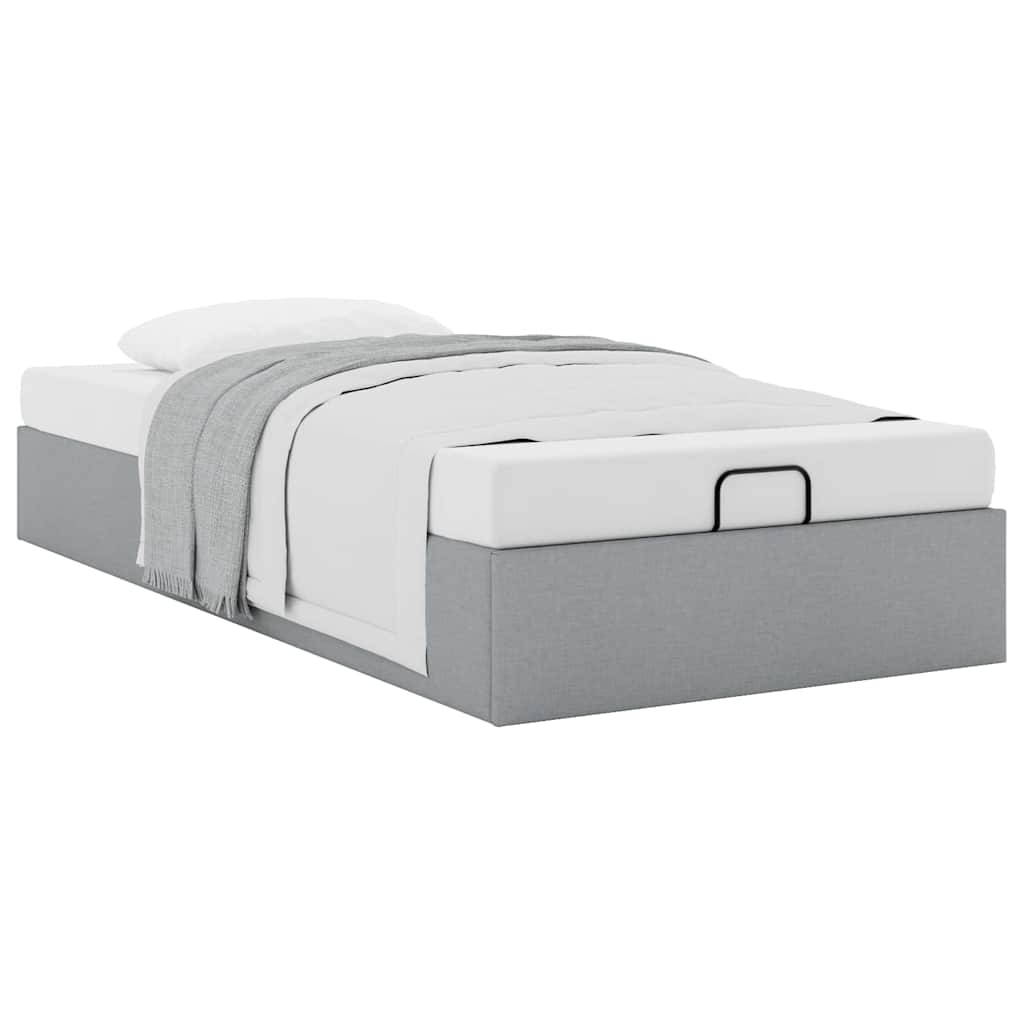 Struttura Letto Pouf senza Materasso 90x190 cm in Tessuto | homemem39