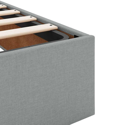 Struttura Letto Pouf senza Materasso 90x190 cm in Tessuto | homemem39