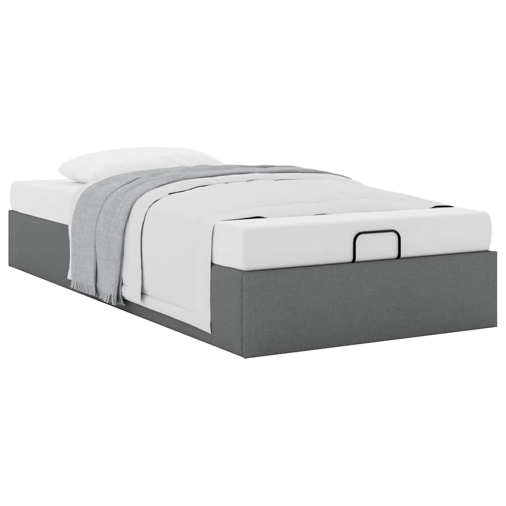 Struttura Letto Pouf senza Materasso 90x190 cm in Tessuto | homemem39