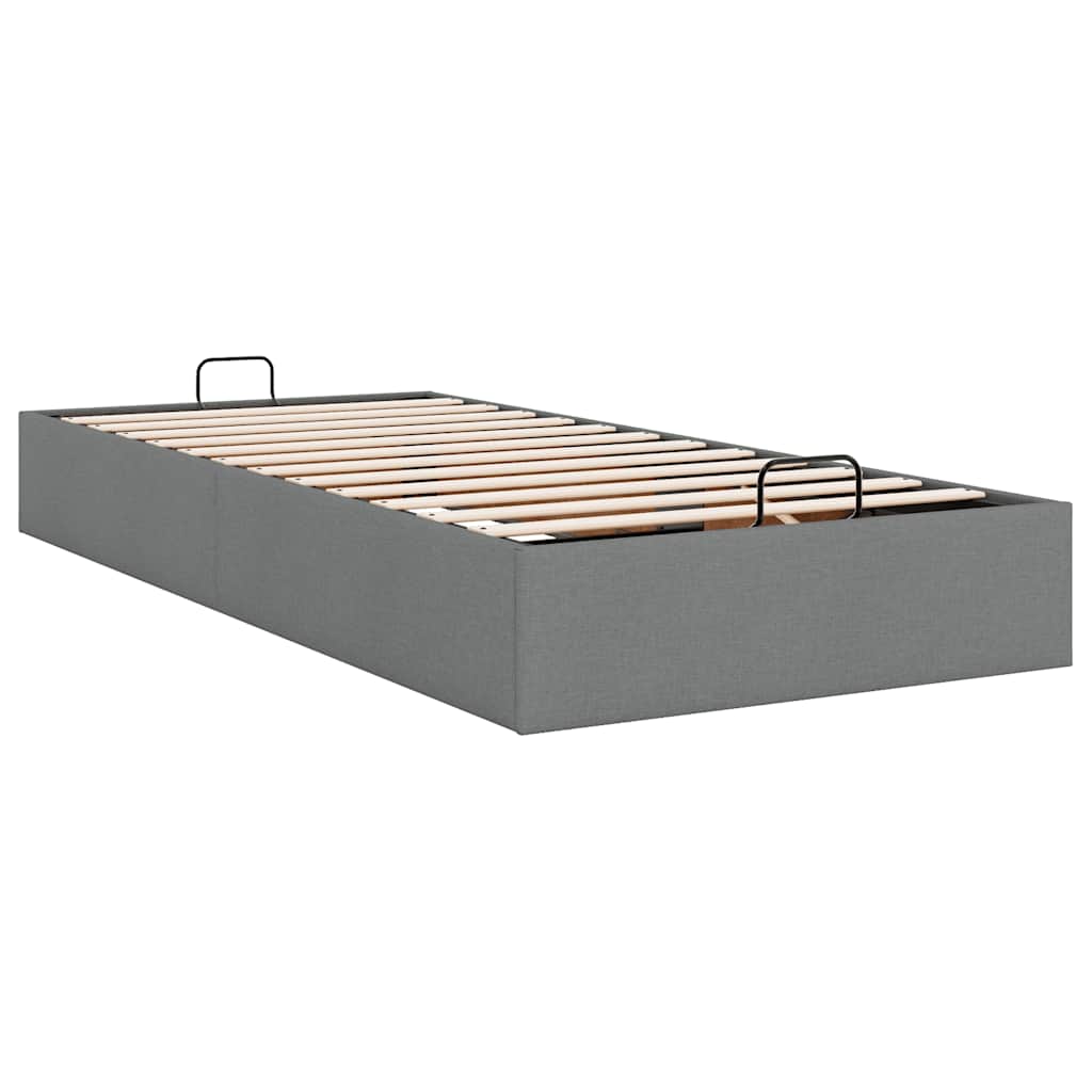 Struttura Letto Pouf senza Materasso 90x190 cm in Tessuto | homemem39