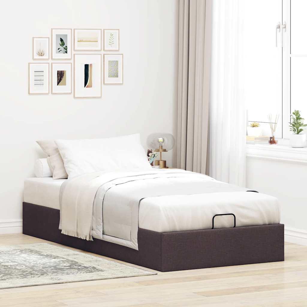 Struttura Letto Pouf senza Materasso 90x190 cm in Tessuto | homemem39