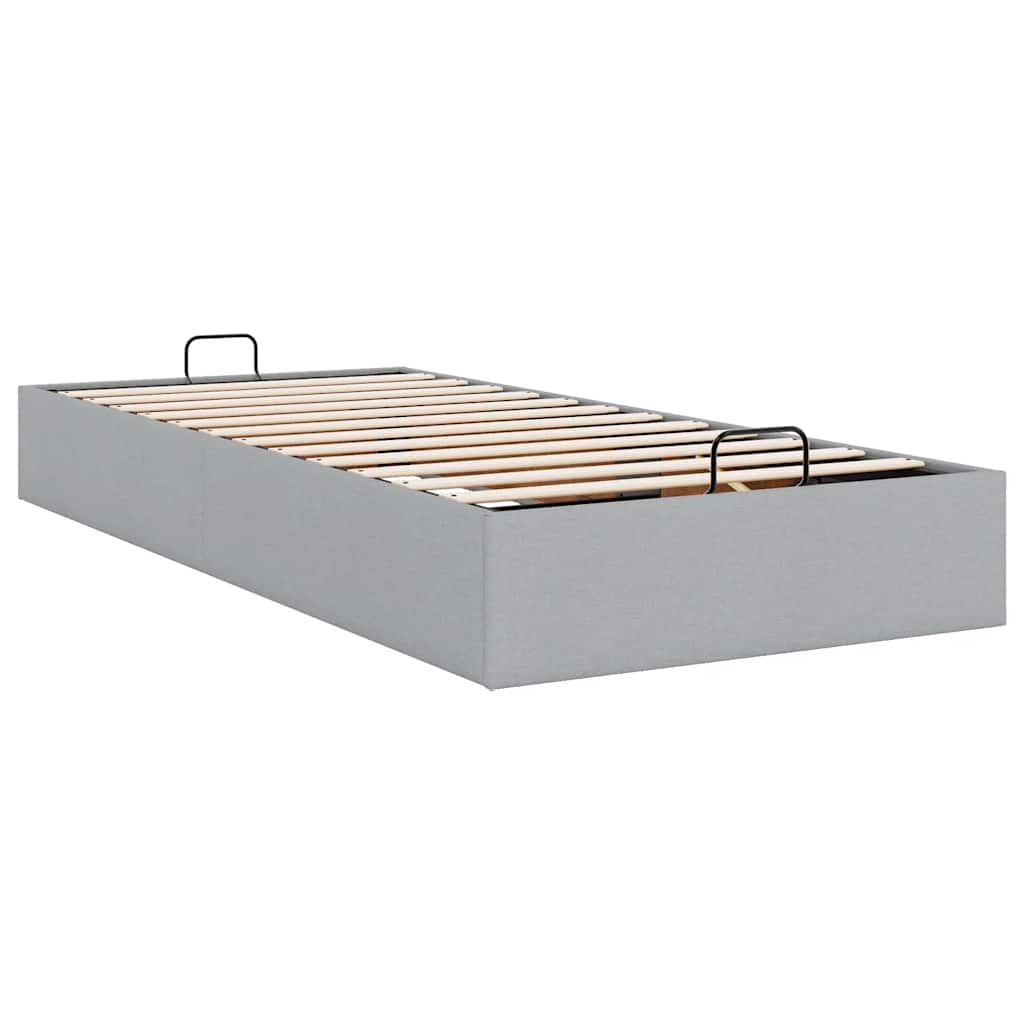 Struttura Letto Pouf senza Materasso 90x200 cm in Tessuto