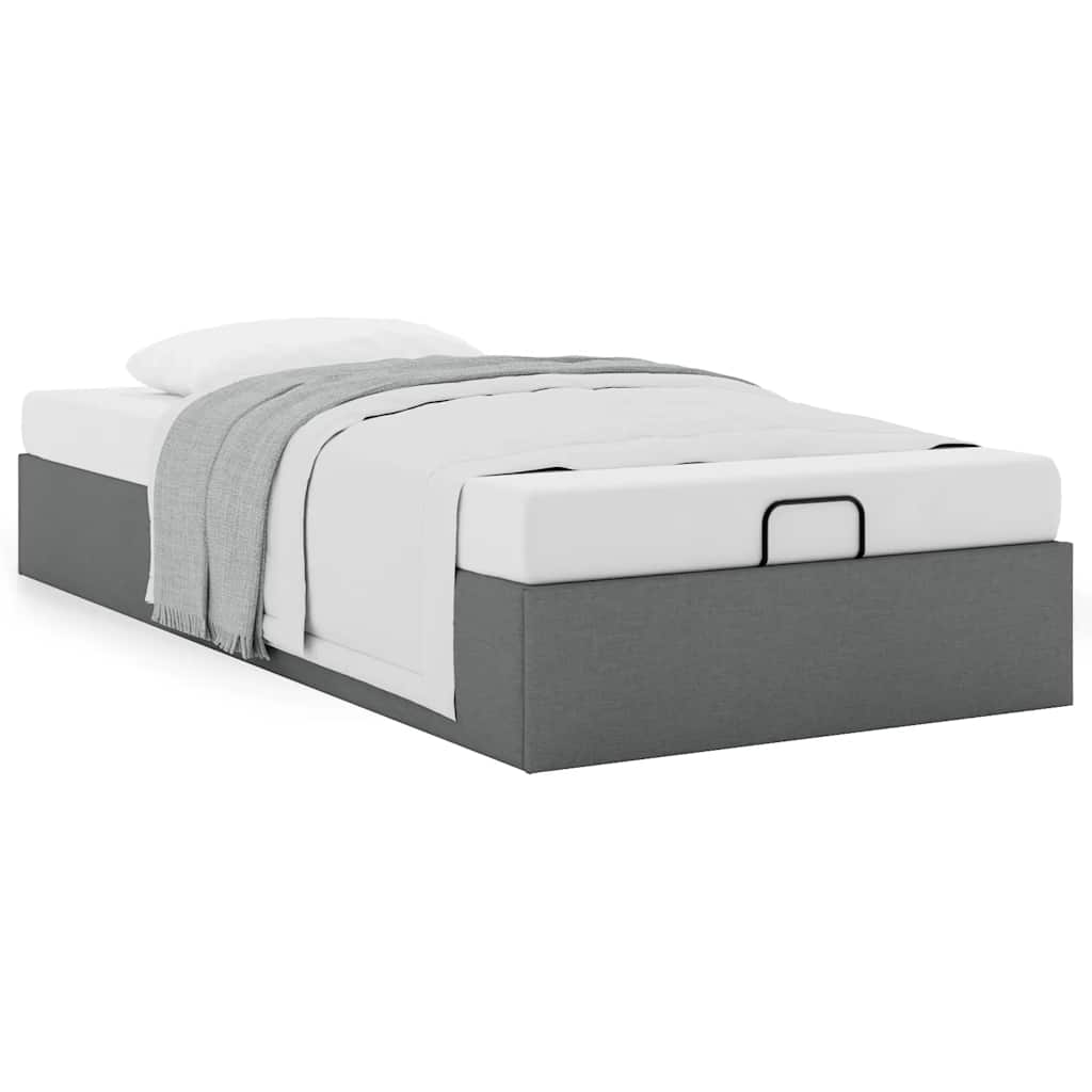 Struttura Letto Pouf senza Materasso 90x200 cm in Tessuto