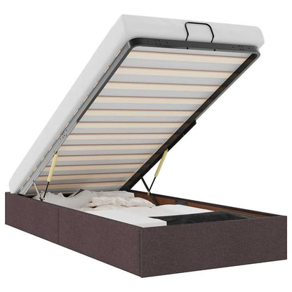 Struttura Letto Pouf senza Materasso 90x200 cm in Tessuto