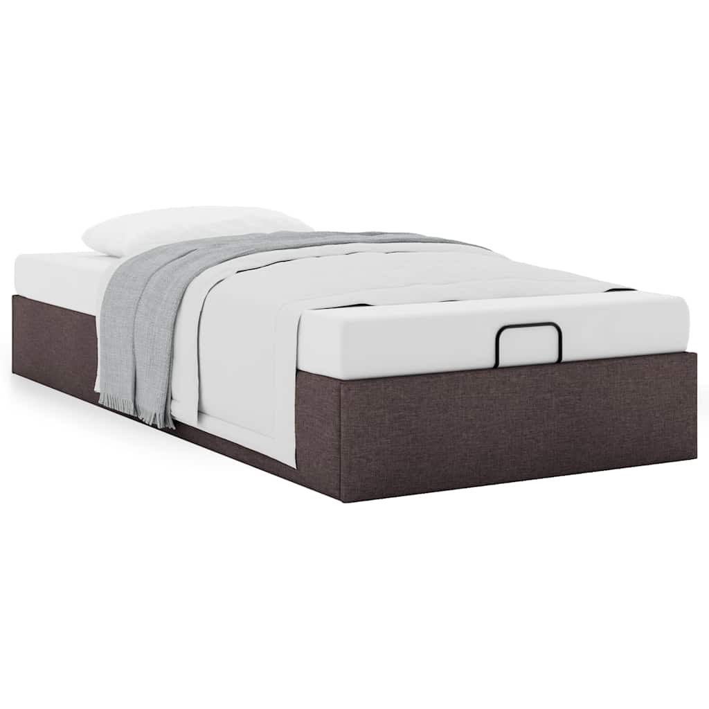 Struttura Letto Pouf senza Materasso 90x200 cm in Tessuto