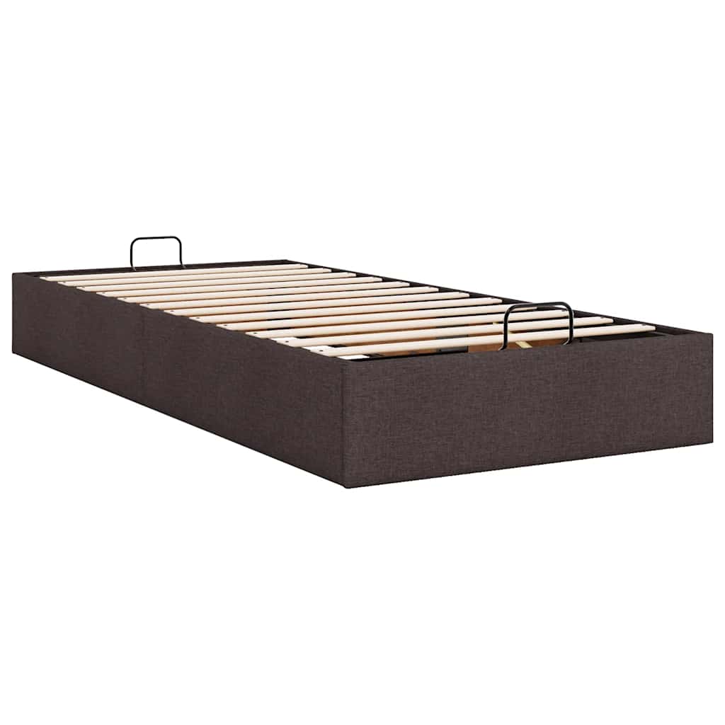 Struttura Letto Pouf senza Materasso 90x200 cm in Tessuto