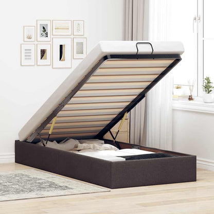 Struttura Letto Pouf senza Materasso 90x200 cm in Tessuto