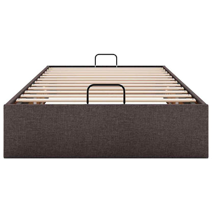 Struttura Letto Pouf senza Materasso 100x200 cm in Tessuto