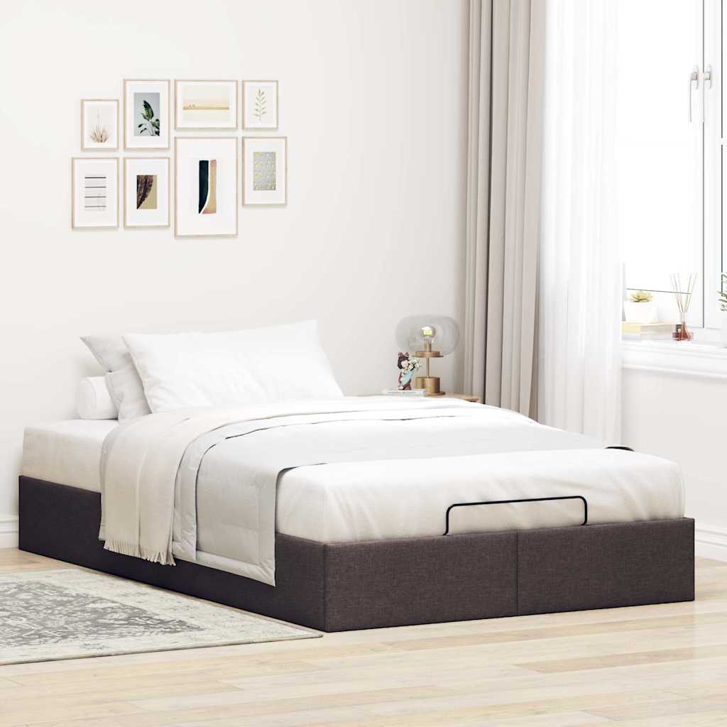 Struttura Letto Pouf senza Materasso 120x200 cm in Tessuto - homemem39