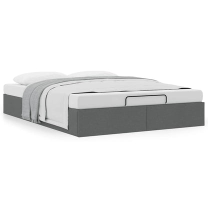 Struttura Letto Pouf senza Materasso 140x190 cm in Tessuto