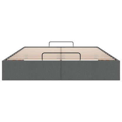 Struttura Letto Pouf senza Materasso 140x190 cm in Tessuto - homemem39