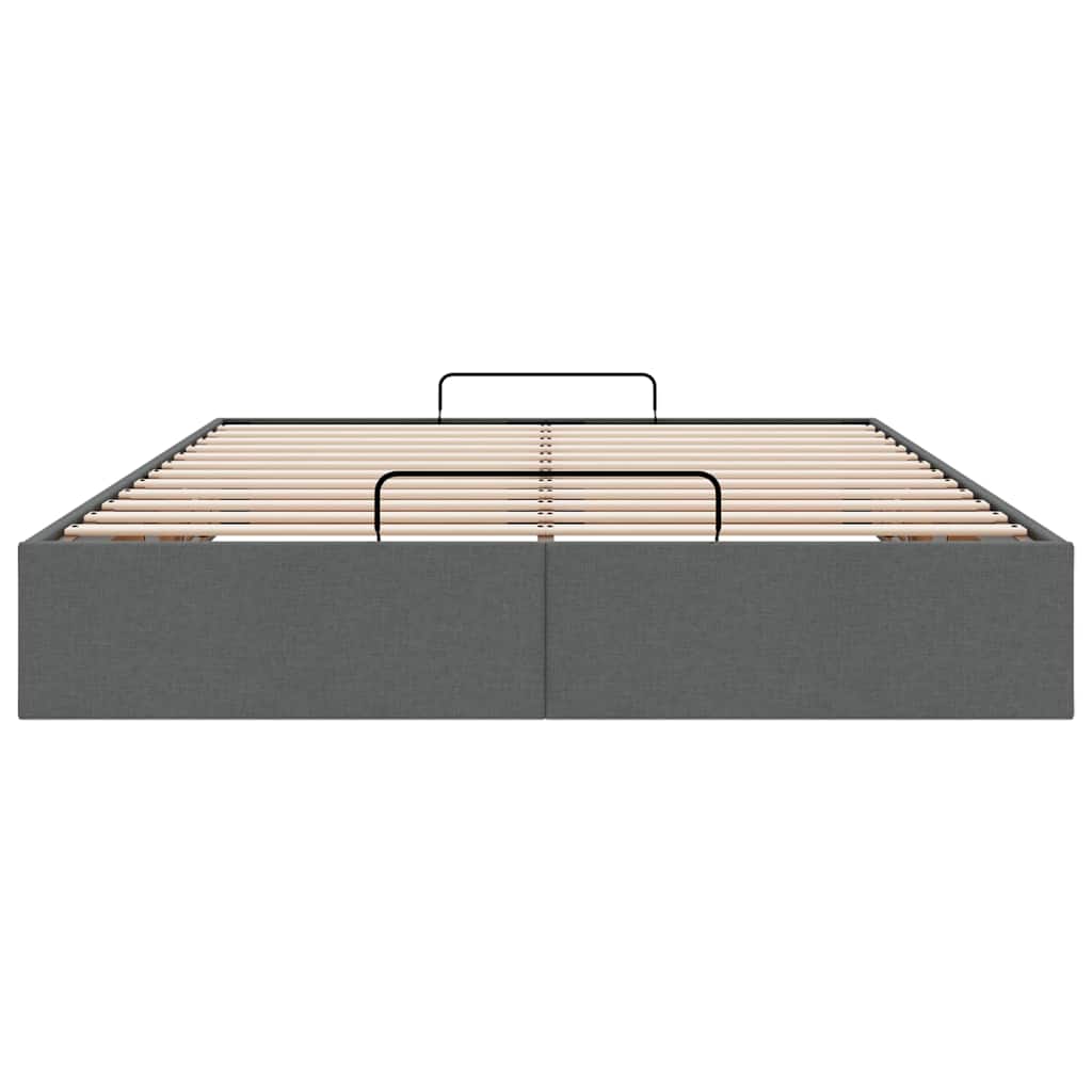 Struttura Letto Pouf senza Materasso 140x190 cm in Tessuto