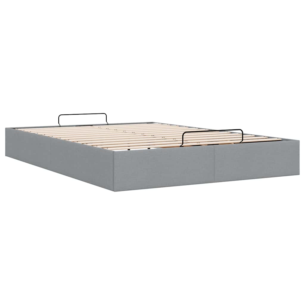 Struttura Letto Pouf senza Materasso 140x200 cm in Tessuto
