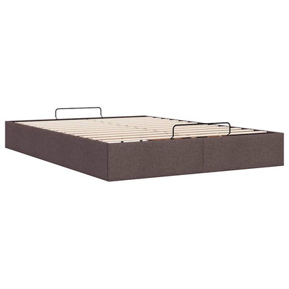 Struttura Letto Pouf senza Materasso 140x200 cm in Tessuto - homemem39