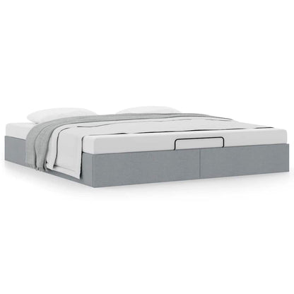Struttura Letto Pouf senza Materasso 160x200 cm in Tessuto