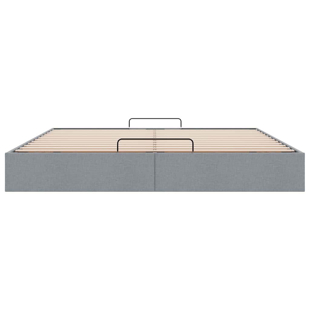 Struttura Letto Pouf senza Materasso 160x200 cm in Tessuto