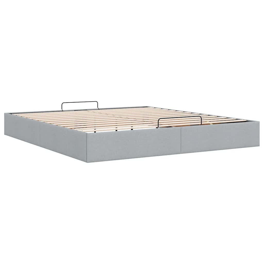 Struttura Letto Pouf senza Materasso 160x200 cm in Tessuto