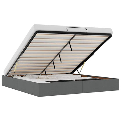 Struttura Letto Pouf senza Materasso 160x200 cm in Tessuto - homemem39