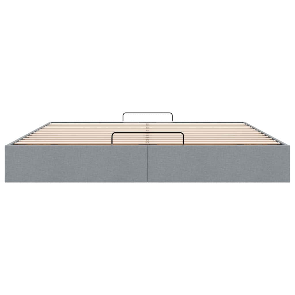 Struttura Letto Pouf senza Materasso 180x200 cm in Tessuto - homemem39