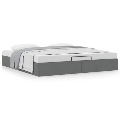 Struttura Letto Pouf senza Materasso 180x200 cm in Tessuto