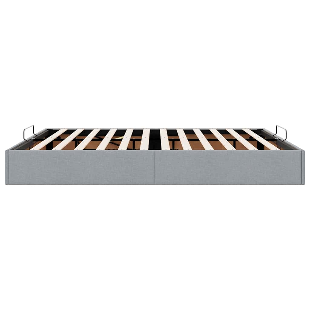 Struttura Letto Pouf senza Materasso 200x200 cm in Tessuto