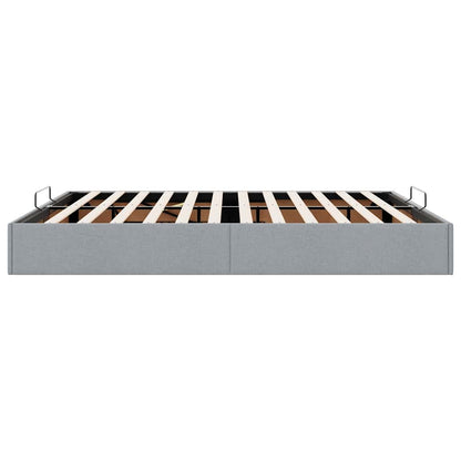 Struttura Letto Pouf senza Materasso 200x200 cm in Tessuto