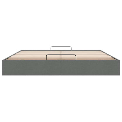 Struttura Letto Pouf senza Materasso 200x200 cm in Tessuto | homemem39
