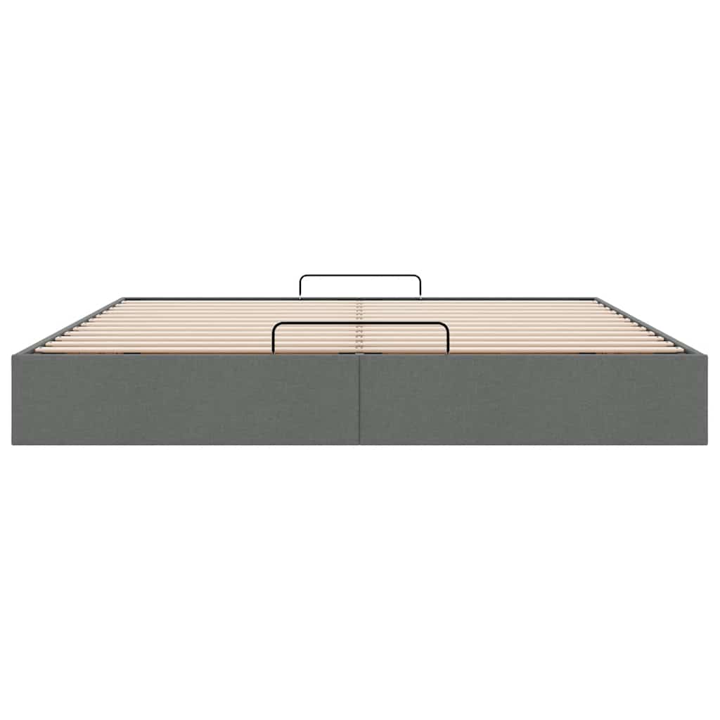 Struttura Letto Pouf senza Materasso 200x200 cm in Tessuto