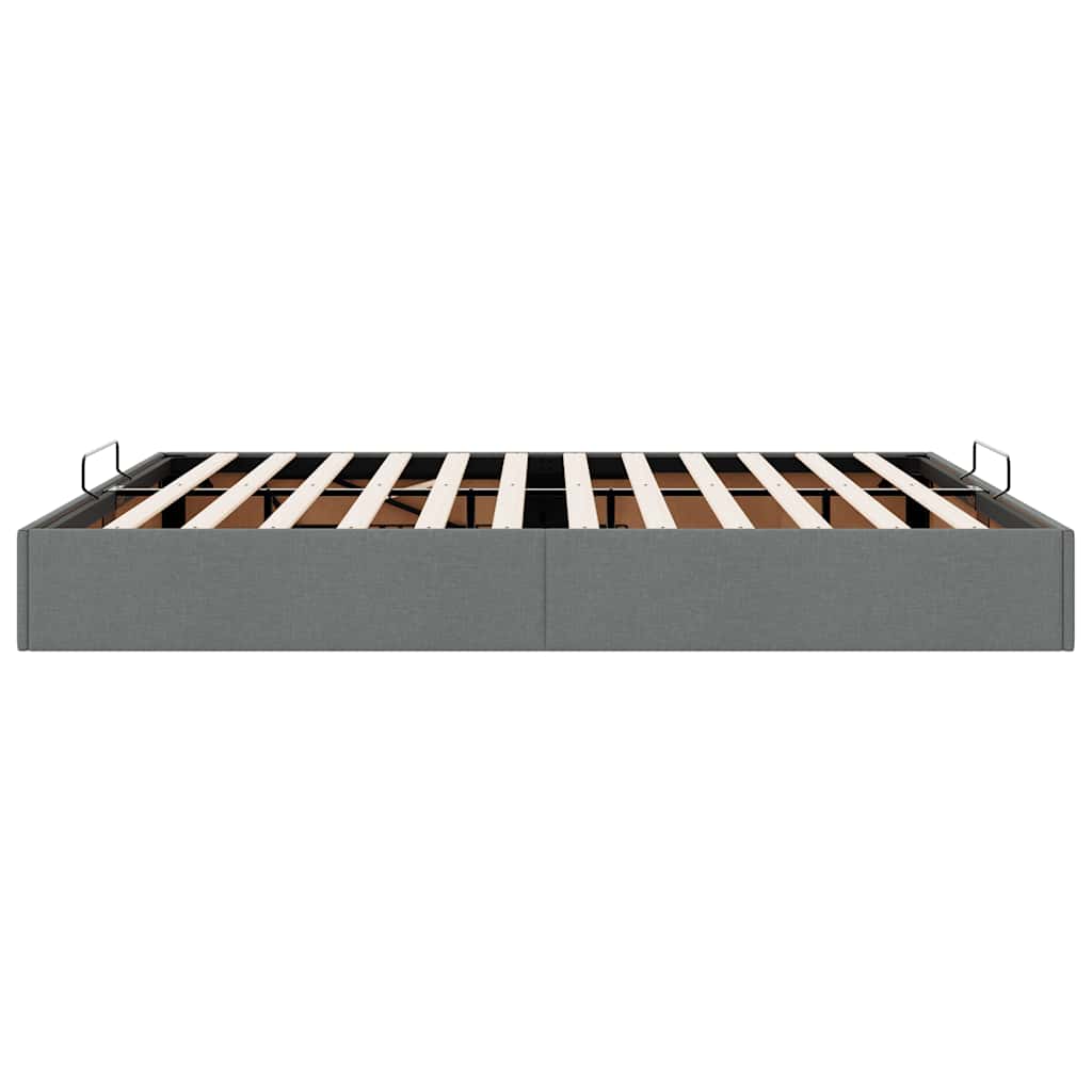 Struttura Letto Pouf senza Materasso 200x200 cm in Tessuto