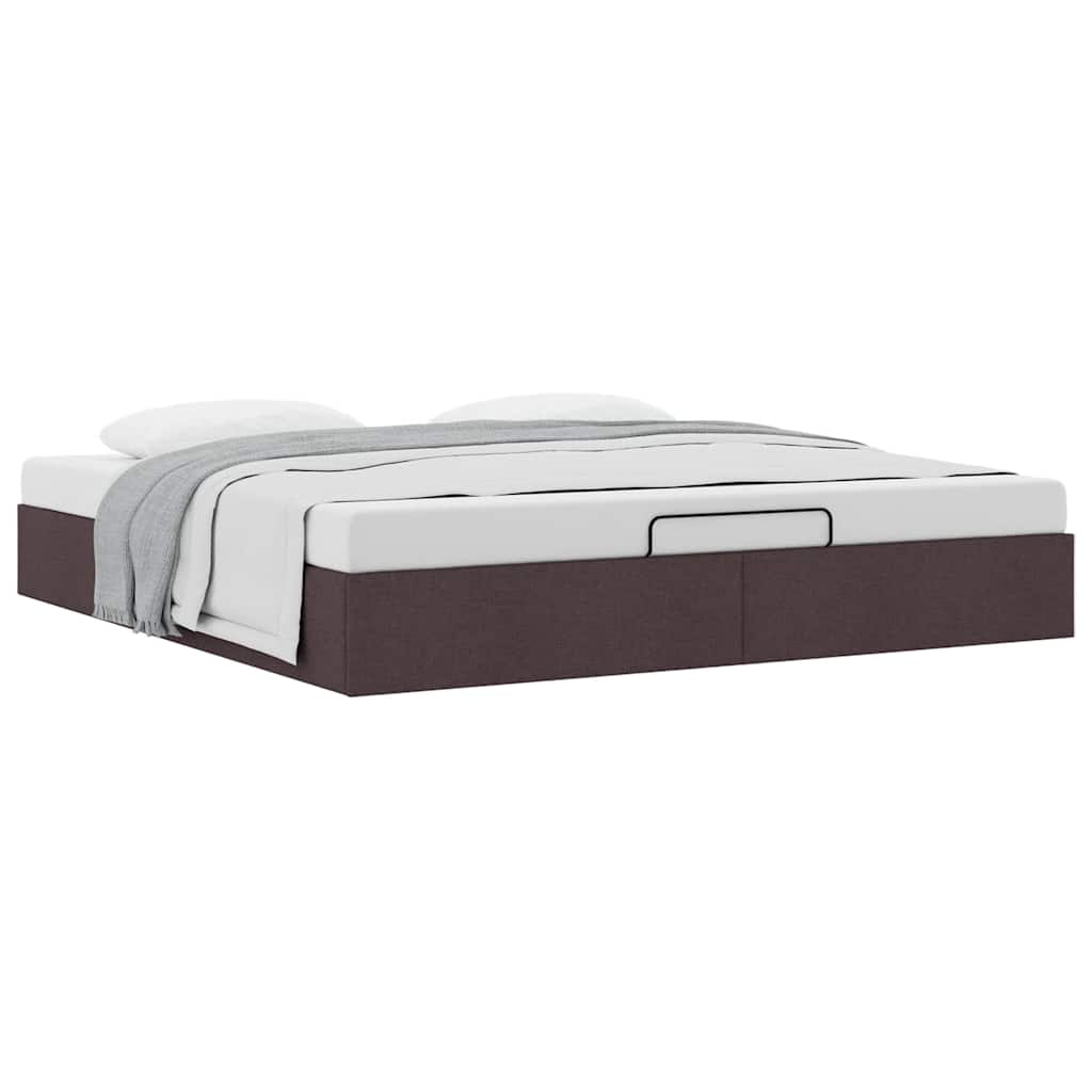 Struttura Letto Pouf senza Materasso 200x200 cm in Tessuto
