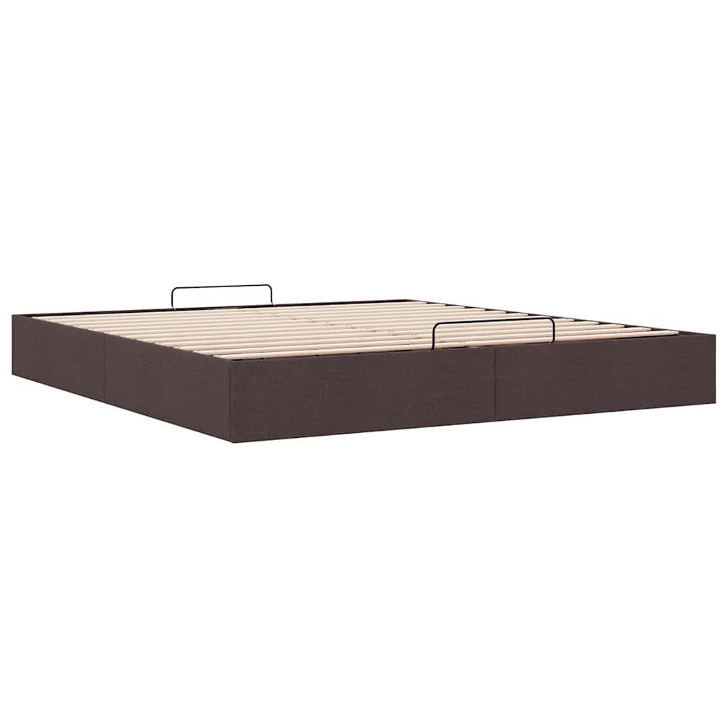 Struttura Letto Pouf senza Materasso 200x200 cm in Tessuto | homemem39