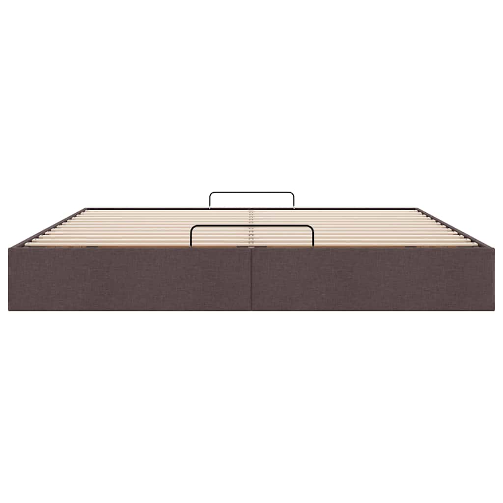 Struttura Letto Pouf senza Materasso 200x200 cm in Tessuto