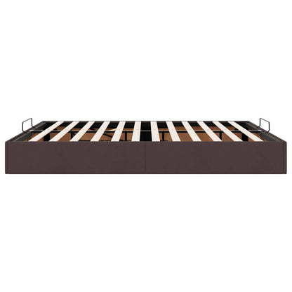 Struttura Letto Pouf senza Materasso 200x200 cm in Tessuto | homemem39