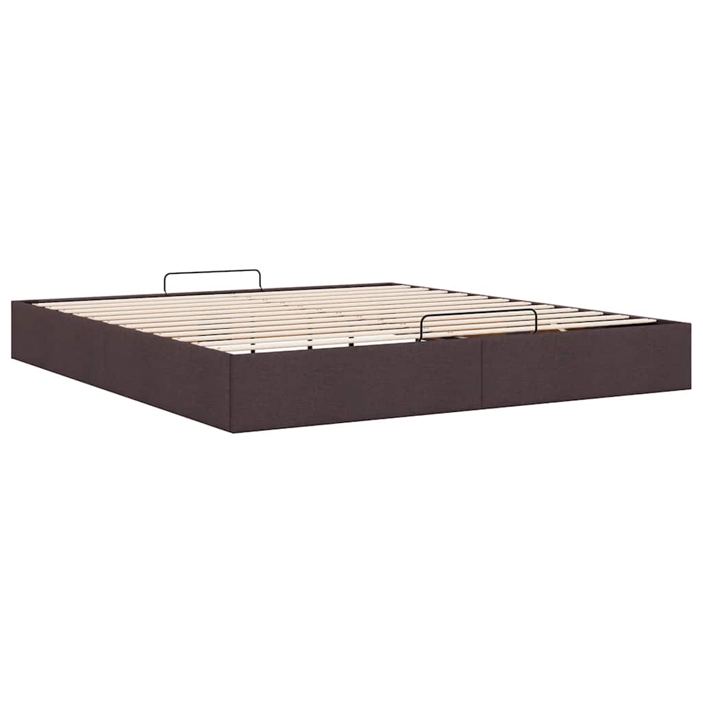 Struttura Letto Pouf senza Materasso 200x200 cm in Tessuto