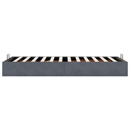 Struttura Letto Pouf Senza Materasso 80x200 cm Velluto