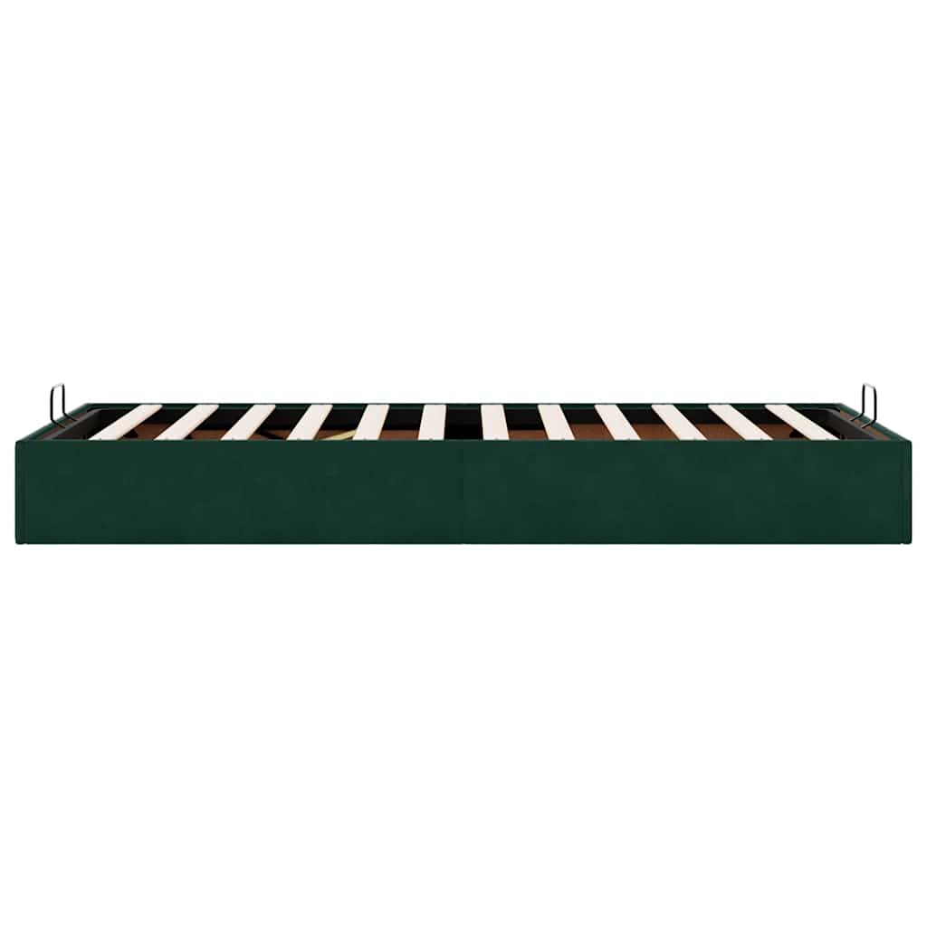 Struttura Letto Pouf Senza Materasso 80x200 cm Velluto