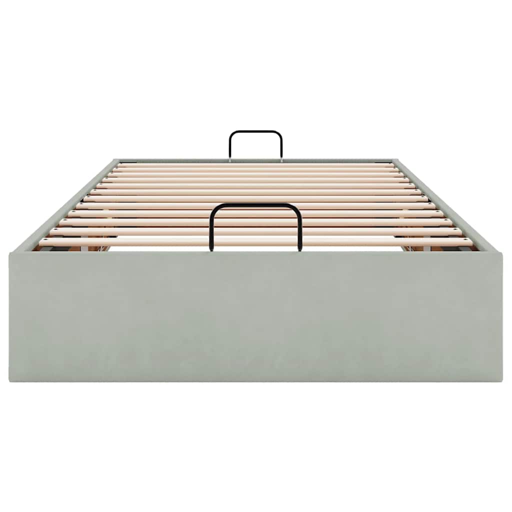Struttura Letto Pouf Senza Materasso 90x190 cm Velluto | homemem39