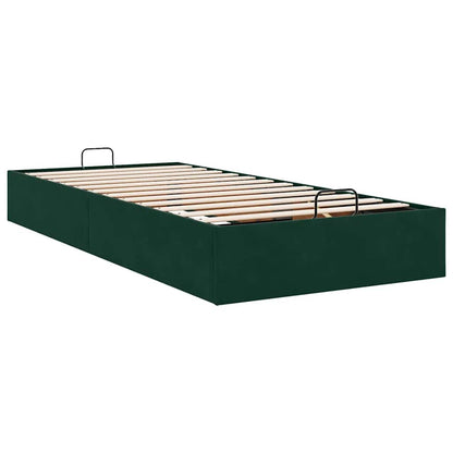 Struttura Letto Pouf Senza Materasso 90x190 cm Velluto | homemem39