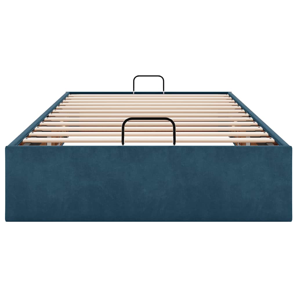 Struttura Letto Pouf Senza Materasso 90x190 cm Velluto | homemem39