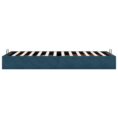 Struttura Letto Pouf Senza Materasso 90x190 cm Velluto | homemem39