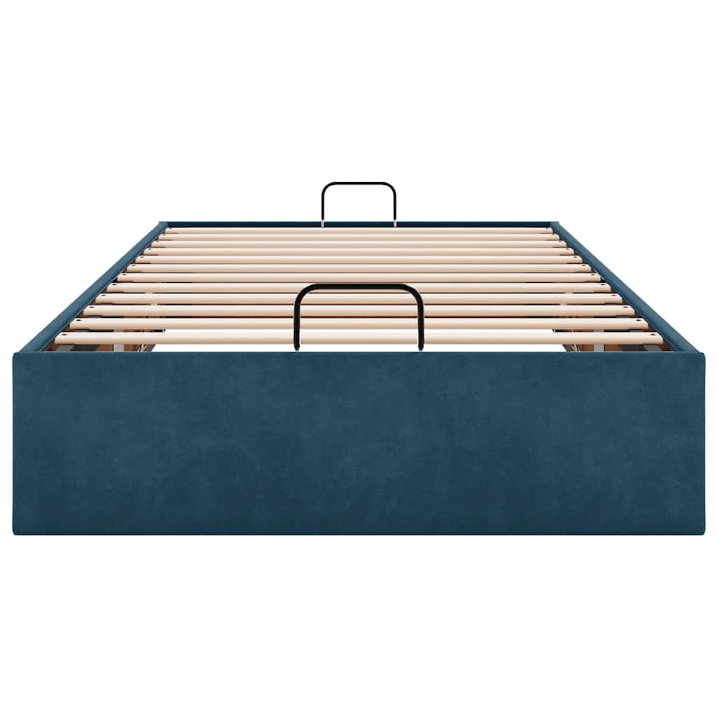 Struttura Letto Pouf Senza Materasso 90x200 cm Velluto
