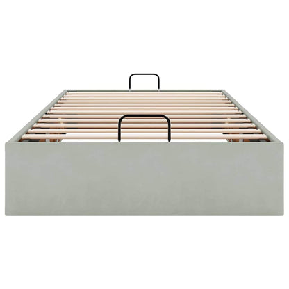 Struttura Letto Pouf Senza Materasso 100x200 cm Velluto - homemem39