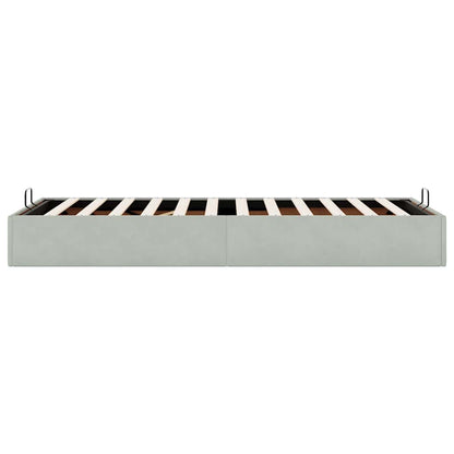 Struttura Letto Pouf Senza Materasso 100x200 cm Velluto