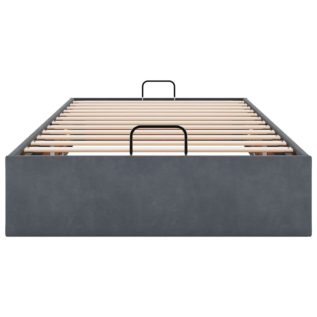 Struttura Letto Pouf Senza Materasso 100x200 cm Velluto