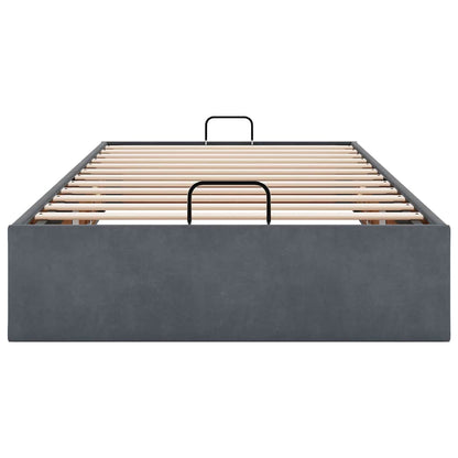 Struttura Letto Pouf Senza Materasso 100x200 cm Velluto