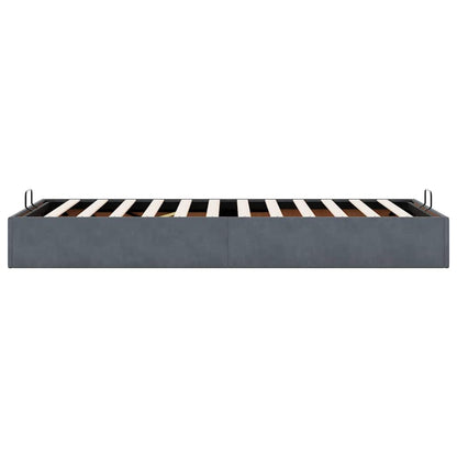 Struttura Letto Pouf Senza Materasso 100x200 cm Velluto